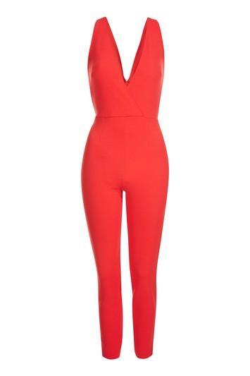 Topshop *bow Back Jumpsuit By Oh My Love