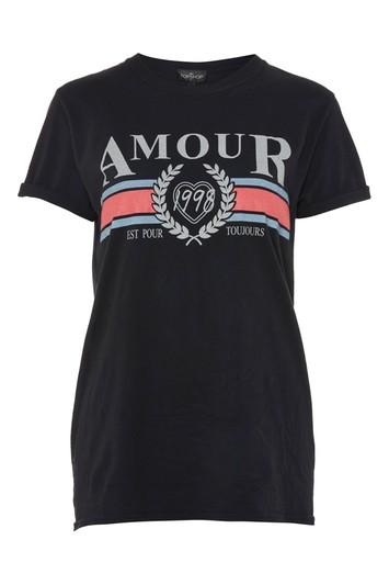 Topshop Tall 'amour' T-shirt