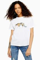 Topshop Petite Walking Tiger T-shirt