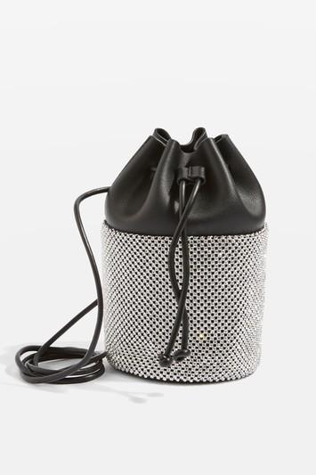 Topshop Ruben Diamante Cross Body Bag
