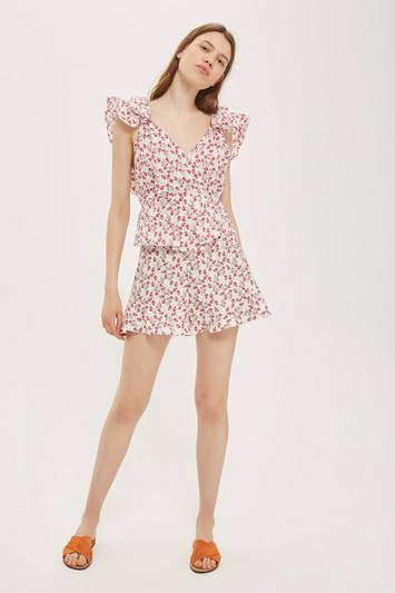 Topshop Limited Edition Print Shorts Made From Liberty Fabric