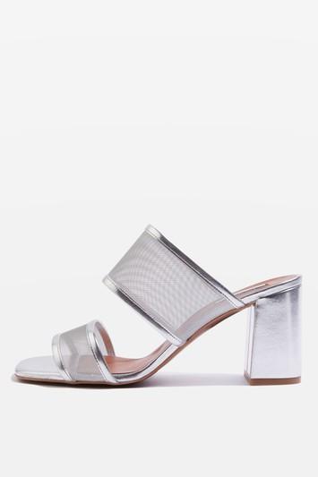 Topshop Nettle Mesh Block Heels