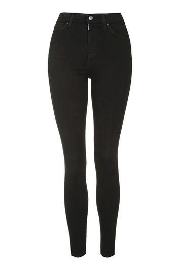 Topshop Tall 36 Black Jamie Jean