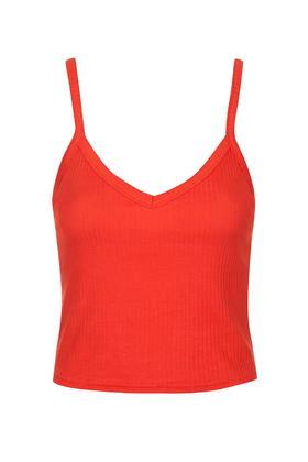 Topshop Wide Strap Ribbed Cami