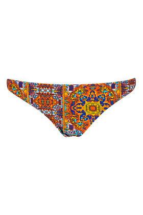 Topshop Tile Print Bikini Bottoms