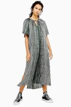 Topshop *print Smock Maxi Dress By Boutique