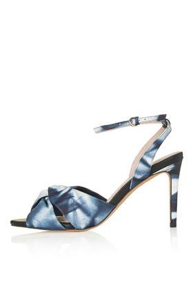 Topshop Nadine Tie-dye Twist Front Sandals