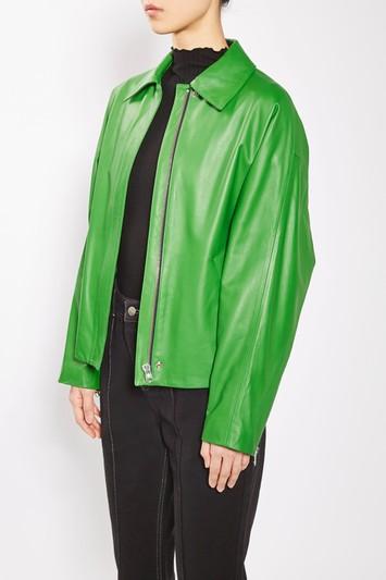 Topshop Leather Shirt Biker By Boutique