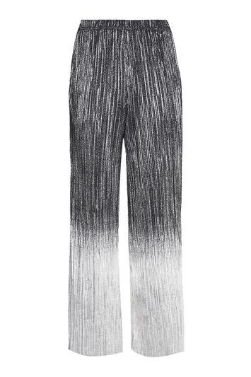 Topshop Petite Dip Dye Metallic Trousers