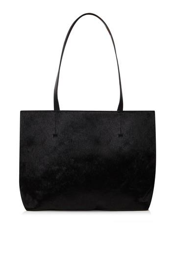 Topshop *black Pony Large Tote Bag By Skinnydip