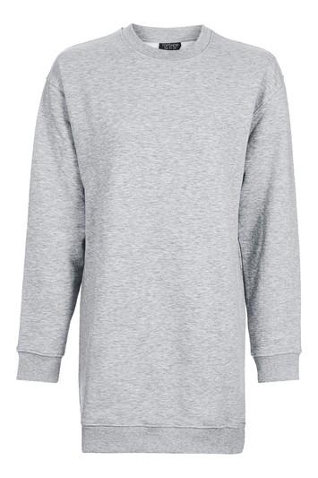 Topshop Petite Throw On Sweat Tunic