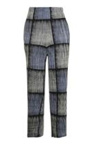 Topshop Checked Pleated Trousers