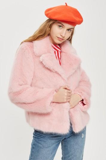 Topshop Camilla Luxe Faux Fur Jacket