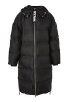 Topshop Longline Bonded Puffa Jacket By Ivy Park