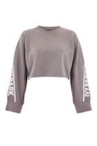 Topshop Knitted Logo Sweatshirt By Ivy Park