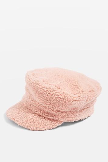 Topshop Borg Bakerboy Hat