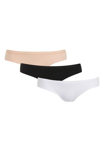 Topshop X3 Mixed Cotton Mini Knicker Multipack