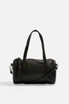 Topshop Mini Leather Bowler Bag