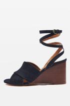Topshop Whirl Crossover Wedges