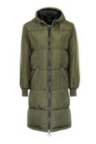 Topshop Long Quilted Puffer Jacket