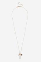 Topshop Aromatherapy Crystal Pendant Necklace