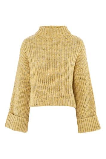 Topshop Neppy Turn Back Sweater