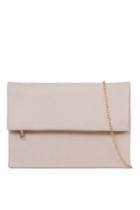 Topshop *cream Clutch Bag By Koko Couture