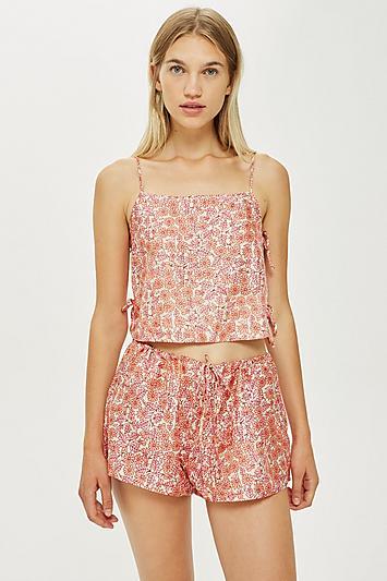 Topshop Key To Freedom Floral Cami Top