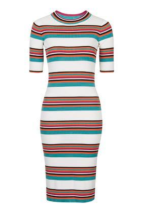 Topshop Modern Stripe Tee Dress