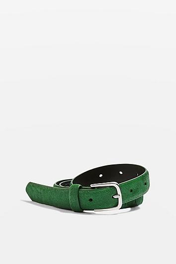 Topshop Medium Smart Pony Hair Belt