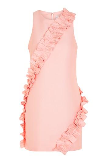 Topshop Ruffle Shift Dress