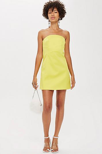 Topshop Bandeau Mini Dress