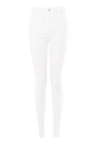 Topshop Tall 36 White Jamie Jeans