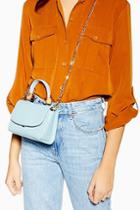Topshop Mason Crocodile Ball Mini Bag