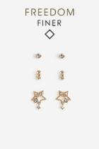Topshop *freedom Finer Star Stud Earrings