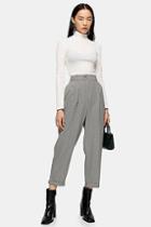 Topshop Houndstooth Ovoid Trousers