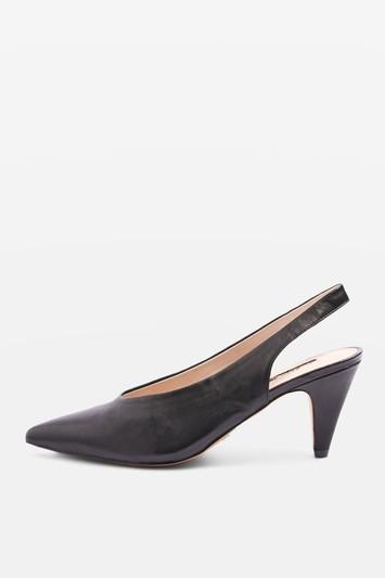 Topshop Jetset Heeled Slingback Shoes