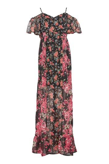Topshop Cold Shoulder Maxi Dress By Band Of Gypsies