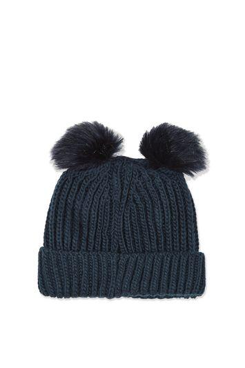 Topshop Double Pom Beanie