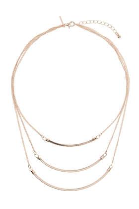 Topshop Bar Multirow Necklace