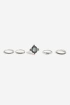 Topshop *stone Ring Multipack