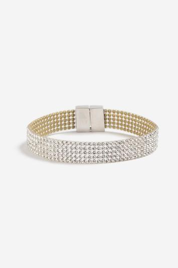 Topshop Rhinestone Crystal Bracelet