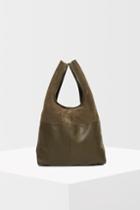 Topshop Leather Slouch Grab Tote Bag