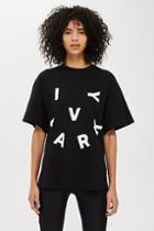Topshop Black T-shirt By Ivy Park