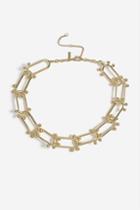 Topshop *oval Ball Link Necklace