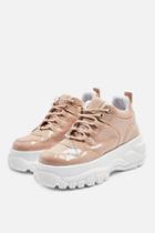 Topshop Cairo Nude Chunky Trainers