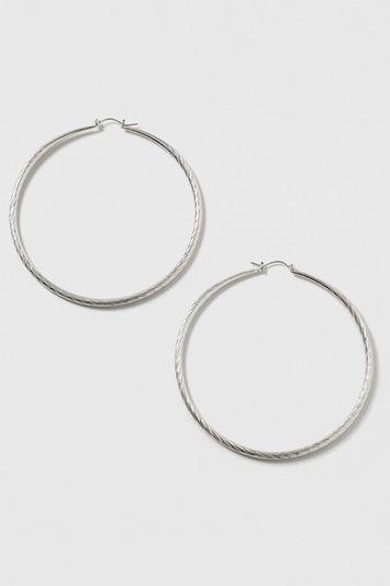 Topshop Mega Twist Hoop Earrings
