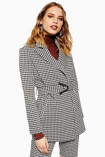 Topshop Houndstooth Jacket