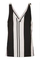 Topshop Stripe Hardwear Vest