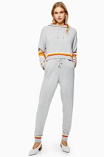 Topshop Petite Hoodie With Cashmere